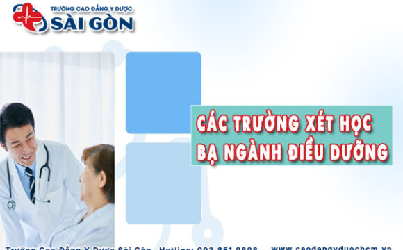các trường xét học bạ ngành Điều dưỡng