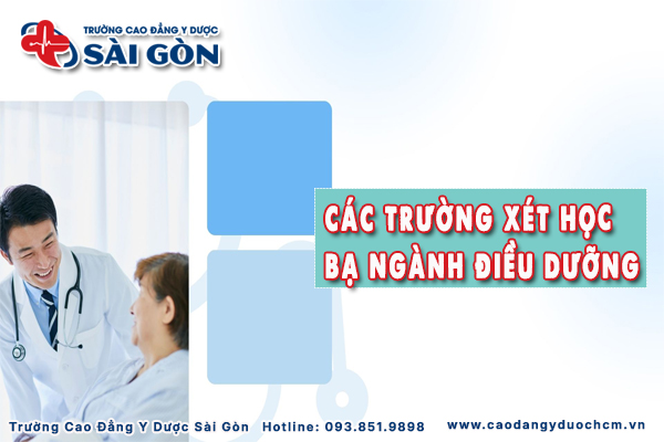các trường xét học bạ ngành Điều dưỡng